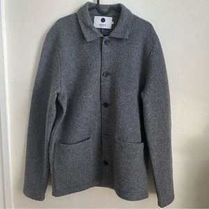 NN07  No Nationality Wool Grey Coat